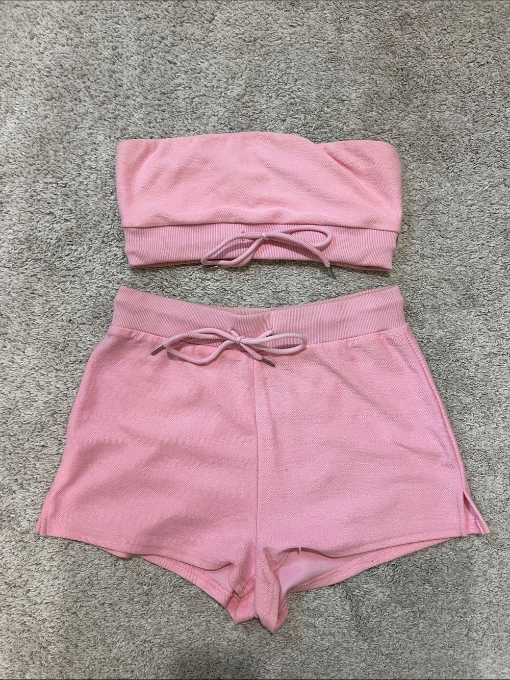Tiger Mist Pink Athletic Lounge Shorts